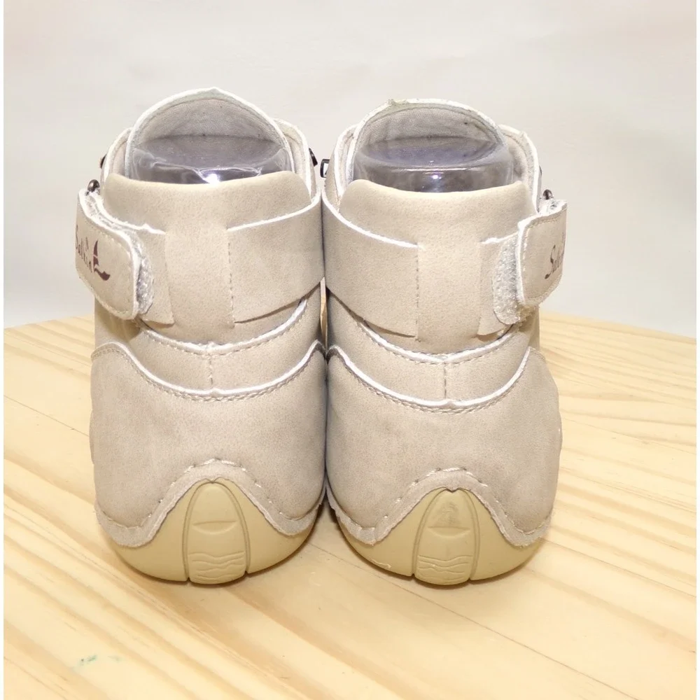Salkin Minimalist Barefoot‎ Boots Mens Beige Size 40 Ankle Height Leather Adj.